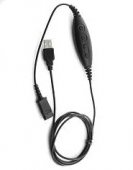 Cablu PLX/QD cu USB pentru casti Wehans si Plantronics