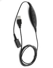 Cablu PLX/QD cu USB pentru casti Wehans si Plantronics